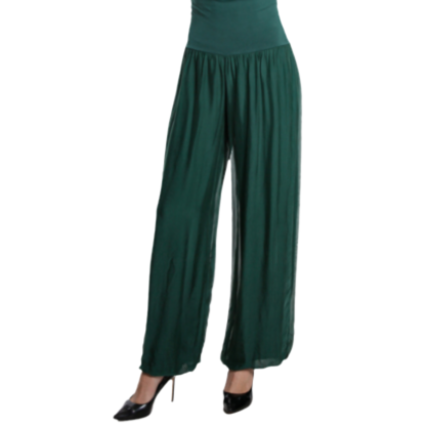 VERA MAY BOTTLE ITALIAN SILK PANT 8030