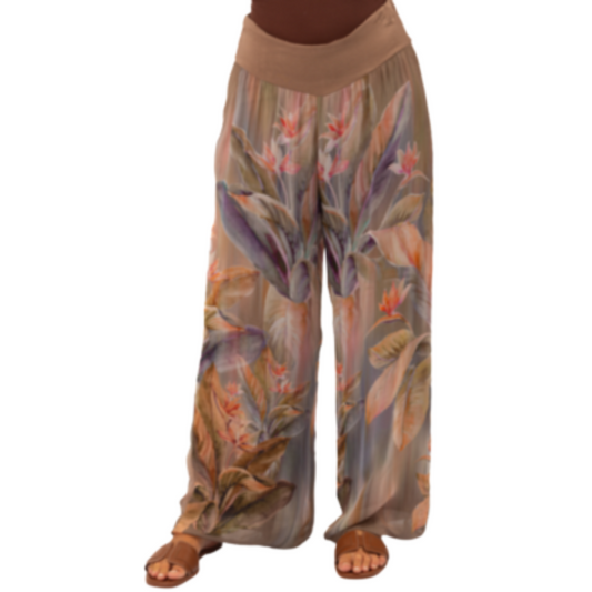 VERA MAY 8030DG-1 FANGO ITALIAN SILK PANT
