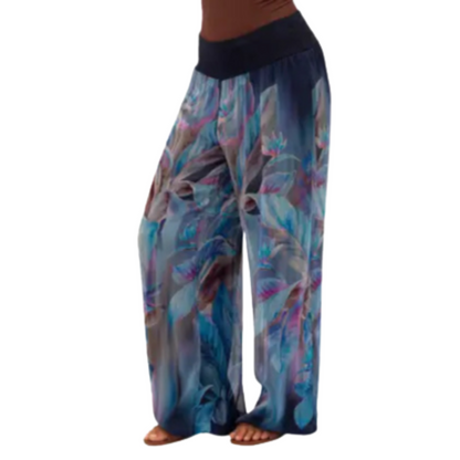VERA MAY 8030DG-1 NAVY ITALIAN SILK PANT
