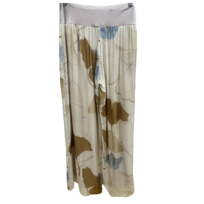 VERA MAY 8030DG-2 BEIGE ITALIAN SILK PANT