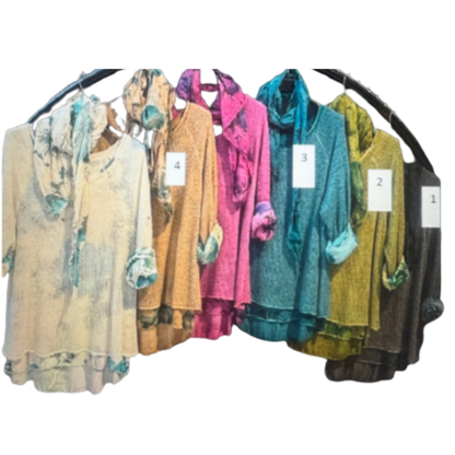 VERA MAY ITALIAN OLIVE SWEATER 803460