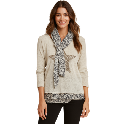 VERA MAY ITALIAN SABBIA SWEATER 803467