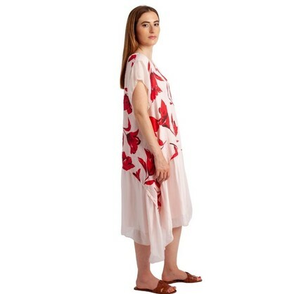 Vera May Italian Linen Rosa Dress 8440