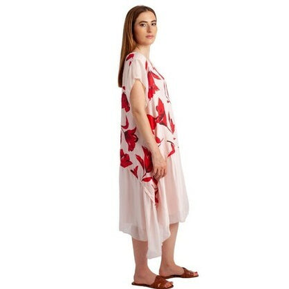 Vera May Italian Linen Rosa Dress 8440