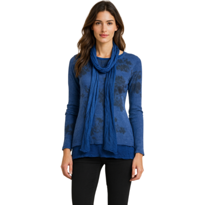VERA MAY ITALIAN SAPHIRE SWEATER 9100