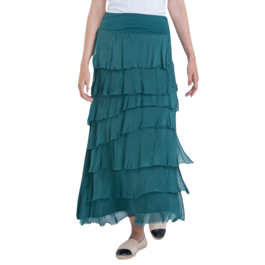 VERA MAY BOTTIGLIA ITALIAN SILK SKIRT 9608
