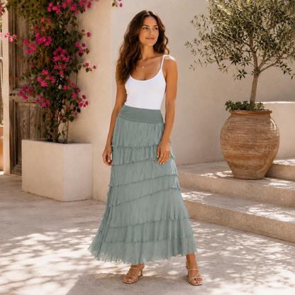 ITALIAN SILK SKIRT