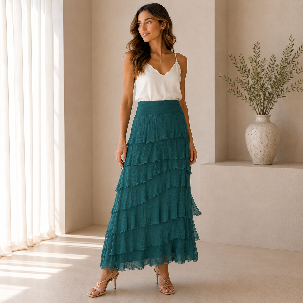 ITALIAN SILK SKIRT