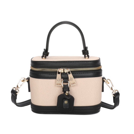 VERA MAY ABBIE BLACK VEGAN FASHION HANDBAG