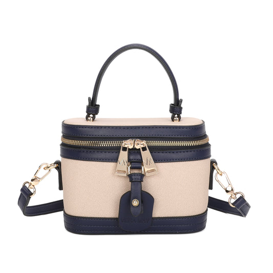 VERA MAY ABBIE NAVY VEGAN FASHION HANDBAG