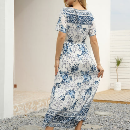 ADELINE MAXI FLORAL BOHO DRESS BY VERA MAY
