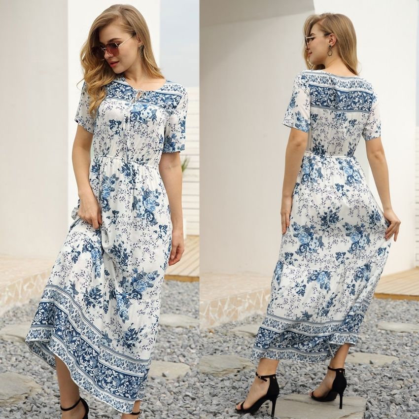 ADELINE MAXI FLORAL BOHO DRESS BY VERA MAY