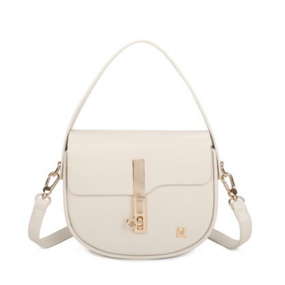 VERA MAY ALICE BEIGE VEGAN FASHION HANDBAG