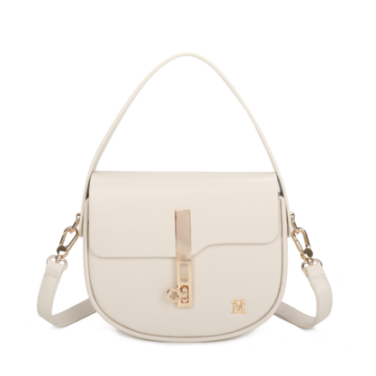 VERA MAY ALICE BEIGE VEGAN FASHION HANDBAG
