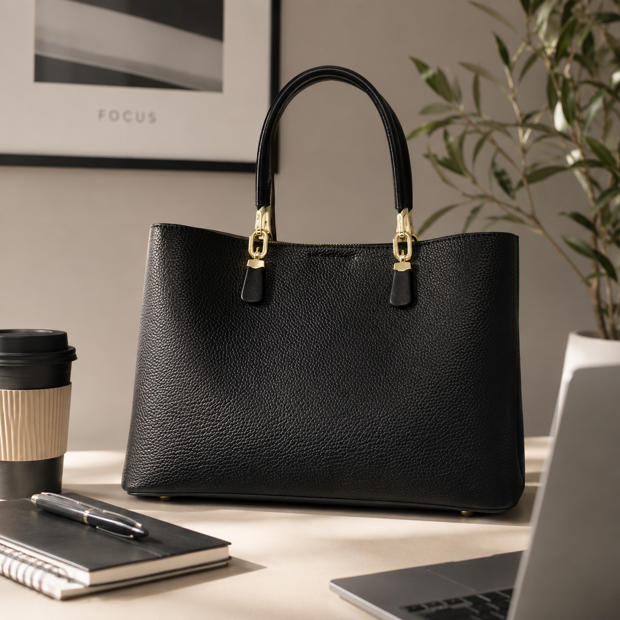 VERA MAY AMIRA BLACK VEGAN FASHION HANDBAG