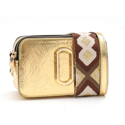 VERA MAY BARNABY GOLD VEGAN FASHION HANDBAG