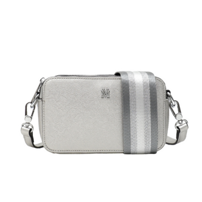 Vera May Barnett Vegan Fashion Silver Handbag