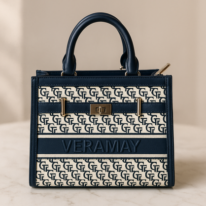 VERA MAY BETTI NAVY VEGAN FASHION HANDBAG