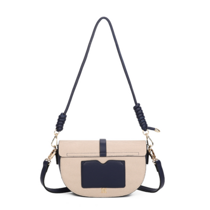 VERA MAY BREE NAVY VEGAN FASHION HANDBAG