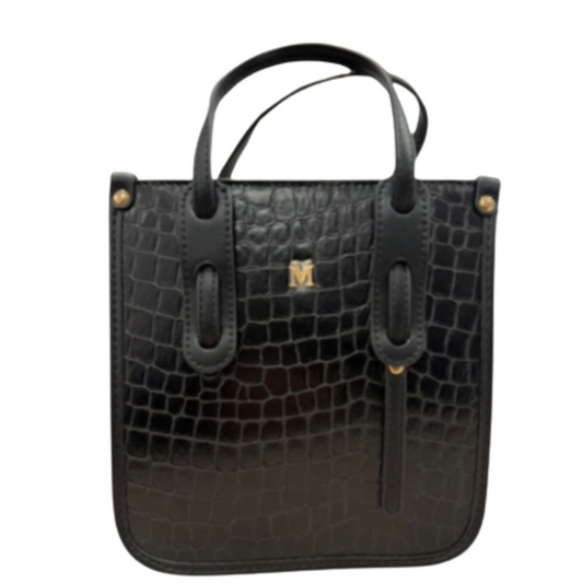 VERA MAY BRIGGS BLACK VEGAN FASHION HANDBAG