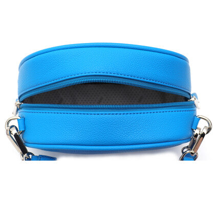 VERA MAY ELAINE BLUE VEGAN LEATHER HANDBAG