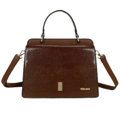 VERA MAY CATE BROWN VEGAN FASHION HANDBAG