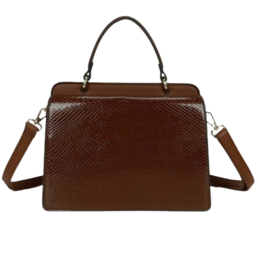 VERA MAY CATE BROWN VEGAN FASHION HANDBAG