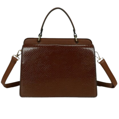 VERA MAY CATE BROWN VEGAN FASHION HANDBAG