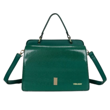 VERA MAY CATE EMERALD VEGAN FASHION HANDBAG