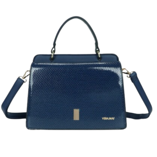 VERA MAY CATE NAVY VEGAN FASHION HANDBAG