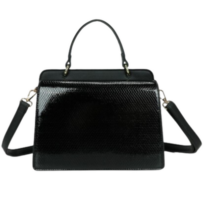 VERA MAY CATE BLACK VEGAN FASHION HANDBAG