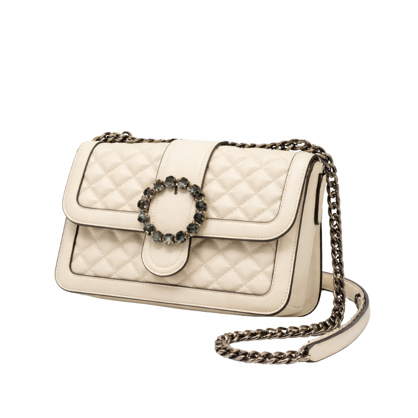 Vera May Clancy White vegan handbag