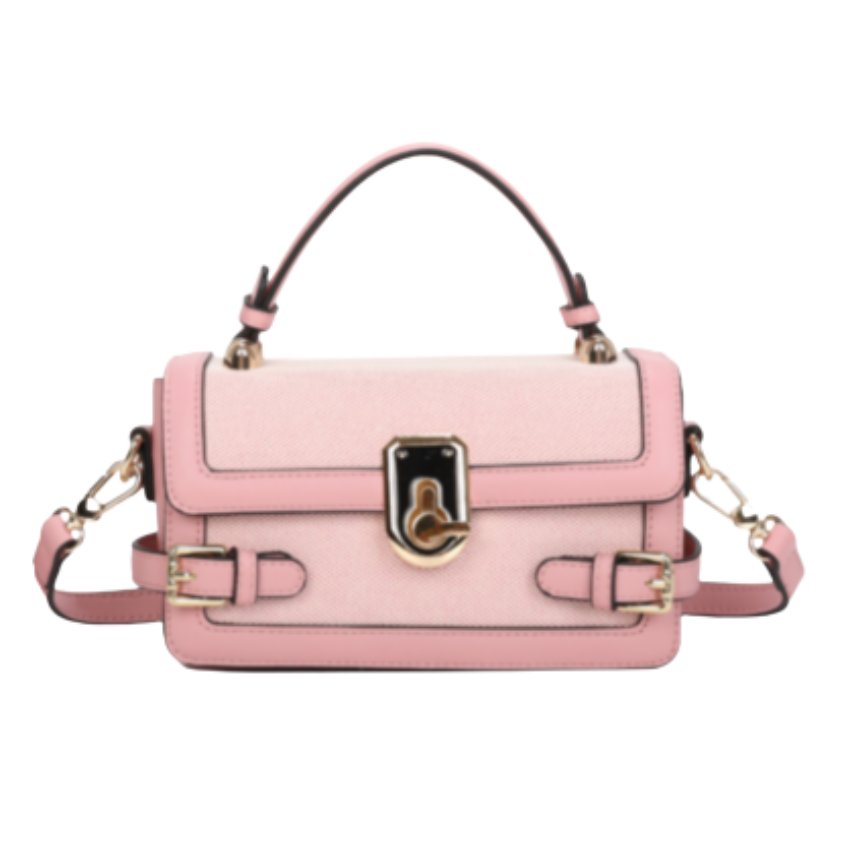VERA MAY CLARA PINK VEGAN FASHION HANDBAG