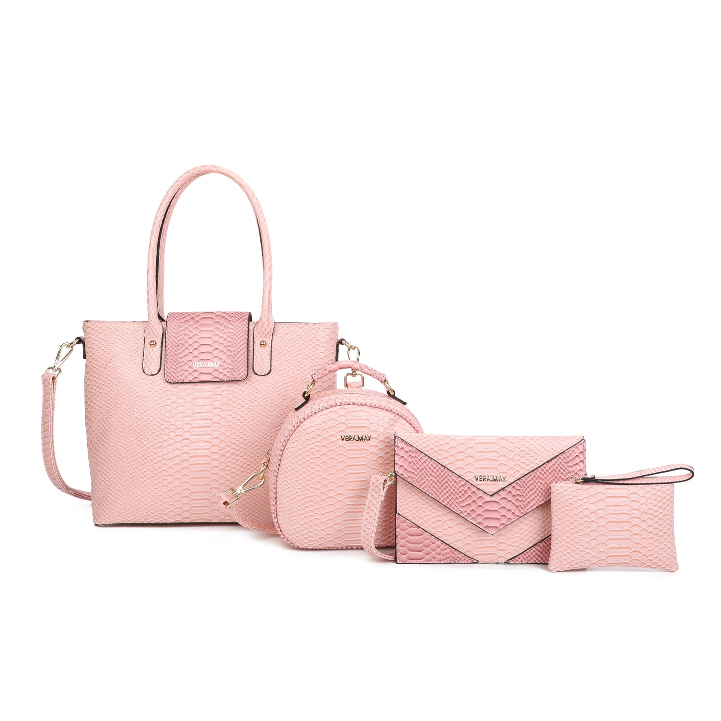 VERA MAY COLTON PINK VEGAN FASHION HANDBAG