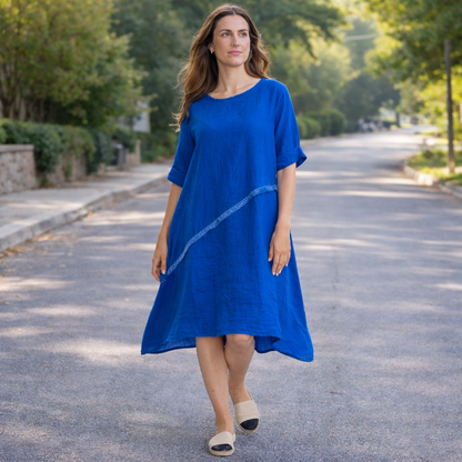 6031 CINA ITALIAN LINEN DRESS