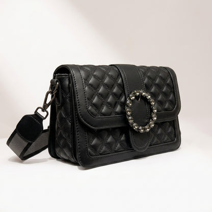 VERA MAY CLANCY BLACK VEGAN FASHION HANDBAG