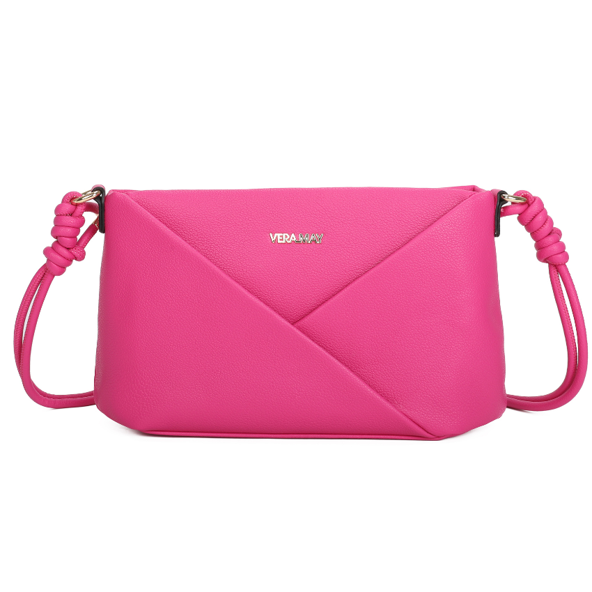 VERA MAY DAKOTA FUSHIA VEGAN FASHION HANDBAG