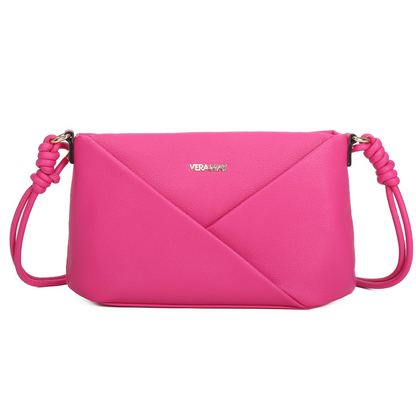 VERA MAY DAKOTA FUSHIA VEGAN FASHION HANDBAG