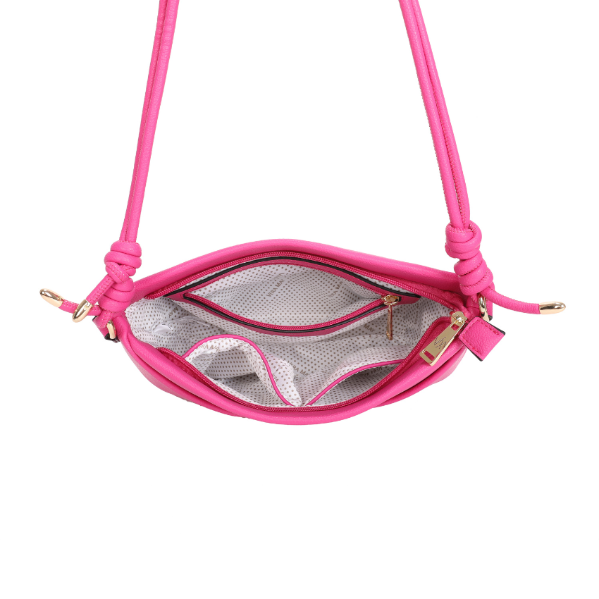 VERA MAY DAKOTA FUSHIA VEGAN FASHION HANDBAG