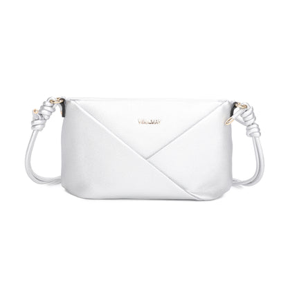VERA MAY DAKOTA SILVER VEGAN FASHION HANDBAG