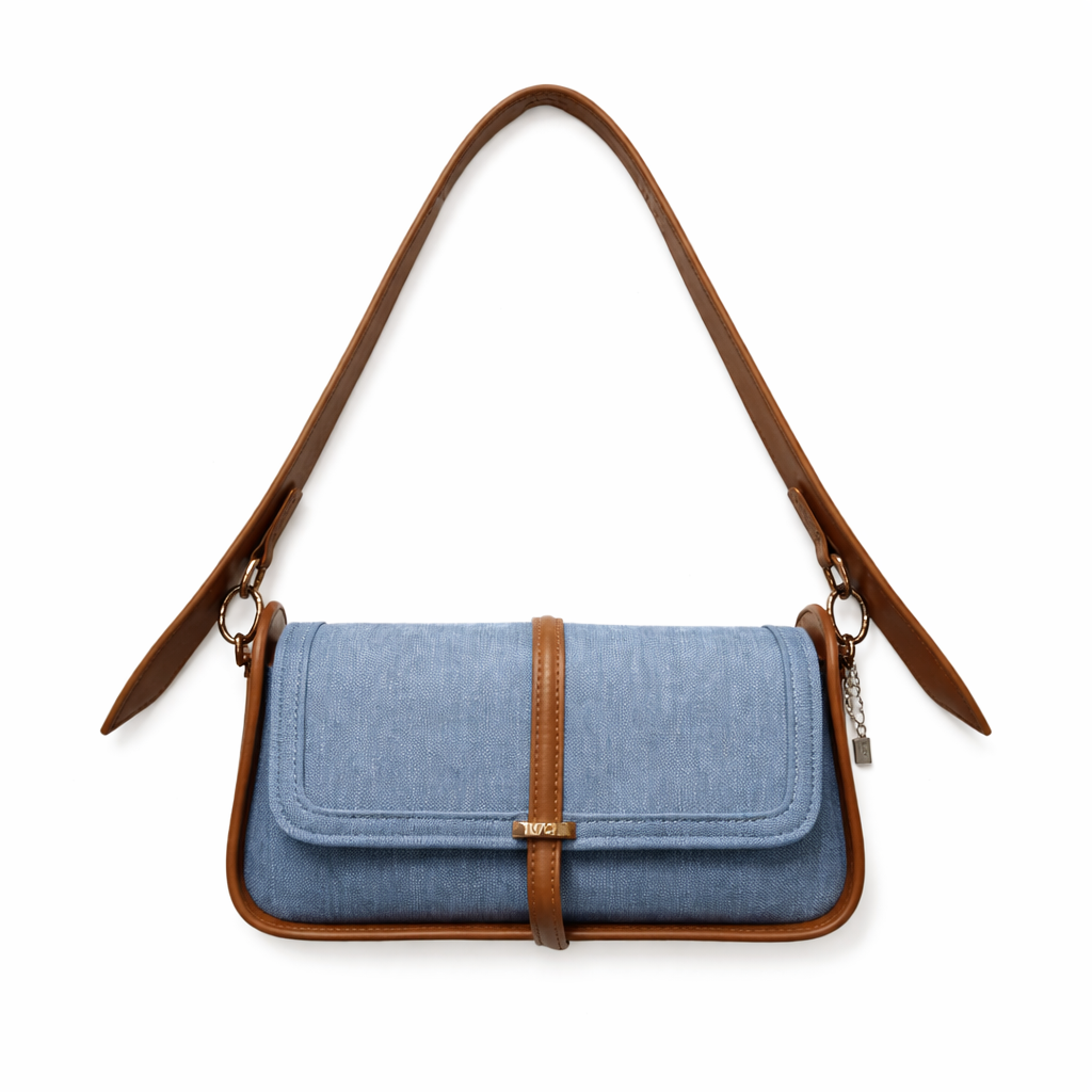 VERA MAY DUSK DENIM VEGAN FASHION HANDBAG