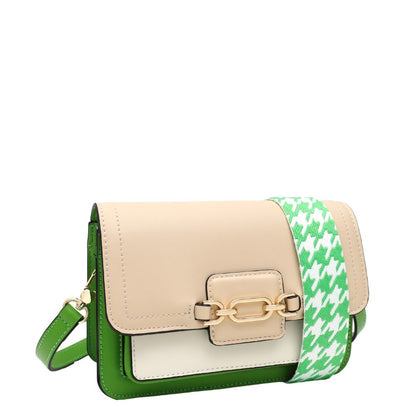 ELIO VERA MAY VEGAN GREEN HANDBAG