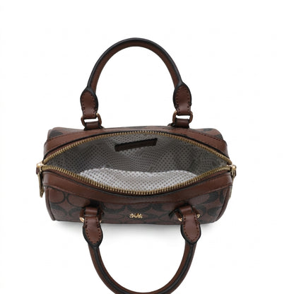 EMBER Coffee/Dark Brown - Vegan Leather Handbag