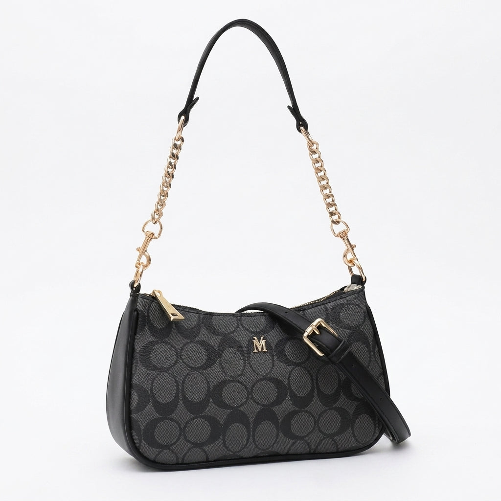EVA Black - Vegan Leather Handbag