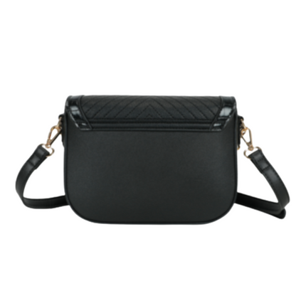 VERA MAY FRANKIE BLACK VEGAN FASHION HANDBAG