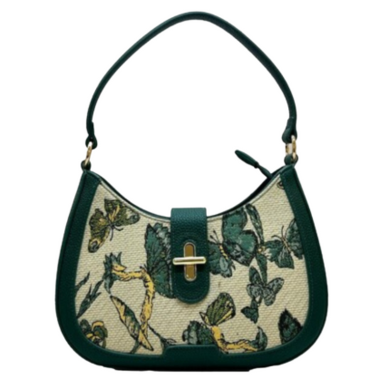 VERA MAY FREYA GREEN VEGAN FASHION HANDBAG