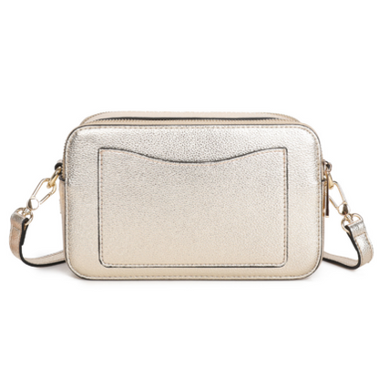 VERA MAY HUDA GOLD VEGAN FASHION HANDBAG