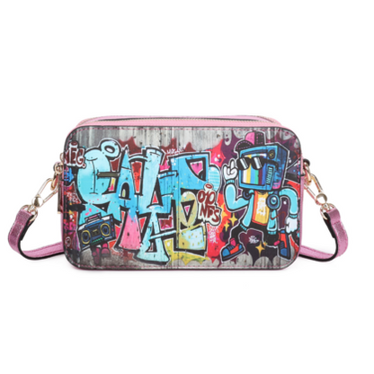 VERA MAY HUDA PURPLE VEGAN FASHION HANDBAG