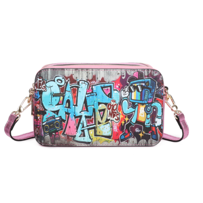 VERA MAY HUDA PURPLE VEGAN FASHION HANDBAG
