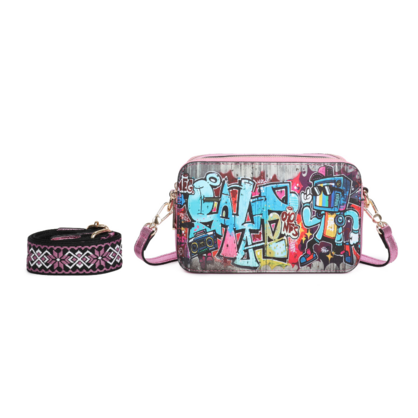 VERA MAY HUDA PURPLE VEGAN FASHION HANDBAG
